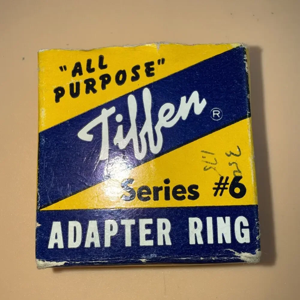 Vtg Tiffen Series 6 “601” Retaining Ring 49m Lens Camera Photography Accessory